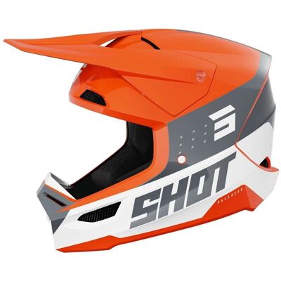 Casco Cross Shot Race Gear Arancione - Casco Cross Casco Cross Shot Race Gear Arancione - Casco Cross