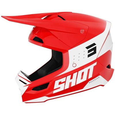Casque Cross Shot Furious League - Rouge, Léger, Certifié ECE 2206 - Publicité Casque Cross Shot Furious League - Rouge, Léger, Certifié ECE 2206 - Publicité