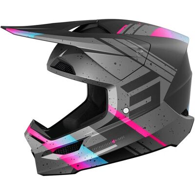 Casco Cross Shot Furious Mirage Blu-Rosa Casco Cross Shot Furious Mirage Blu-Rosa