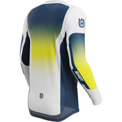 Camisa de Motocross Shot HVA Azul - Camiseta de Cross Camisa de Motocross Shot HVA Azul - Camiseta de Cross