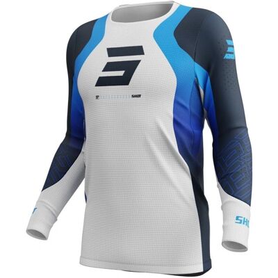 Shot Race Gear Maglietta Cross Shot Aerolite Ultra Blu 2XL Shot Race Gear Maglietta Cross Shot Aerolite Ultra Blu 2XL
