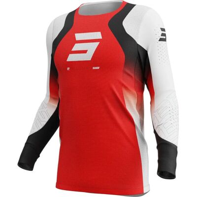 Maillot Cross Shot Aerolite Ultra Rouge 2XL - Publicité Maillot Cross Shot Aerolite Ultra Rouge 2XL - Publicité