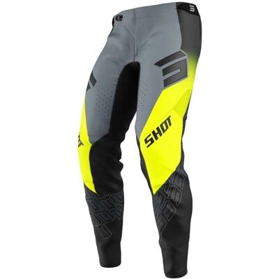 Pantaloni Shot Race Gear Ultra Giallo Neon - Pantaloni Moto Pantaloni Shot Race Gear Ultra Giallo Neon - Pantaloni Moto
