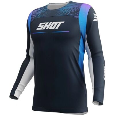 Maglietta Cross Shot Contact Apex Blu - Jersey da Motocross Maglietta Cross Shot Contact Apex Blu - Jersey da Motocross