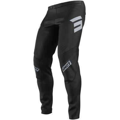 Pantaloni Moto Shot Race Gear - Onyx Nero Grigio - Leggeri, Ventilati, Regolabili Pantaloni Moto Shot Race Gear - Onyx Nero Grigio - Leggeri, Ventilati, Regolabili