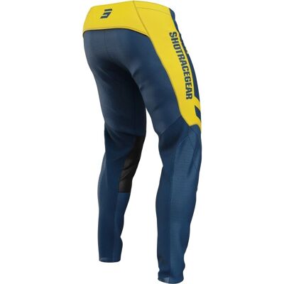 Pantaloni Shot Mythic Blu Giallo - Pantaloni Cross Moto Pantaloni Shot Mythic Blu Giallo - Pantaloni Cross Moto