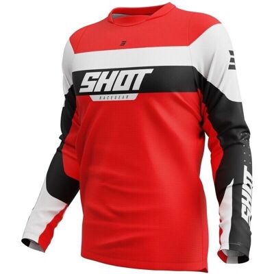 Maglia Shot Devo League - Mobilità Senza Restrizioni Rosso XS Maglia Shot Devo League - Mobilità Senza Restrizioni Rosso XS