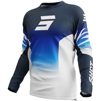 Camiseta de Cross Shot Race Gear Devo X-Trem Azul Camiseta de Cross Shot Race Gear Devo X-Trem Azul