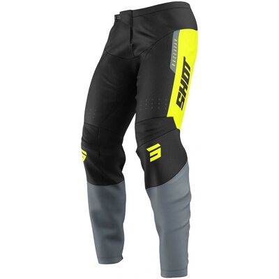 Pantalons Cross Shot Devo League Jaune Néon - Pantalons de Motocross - Publicité Pantalons Cross Shot Devo League Jaune Néon - Pantalons de Motocross - Publicité