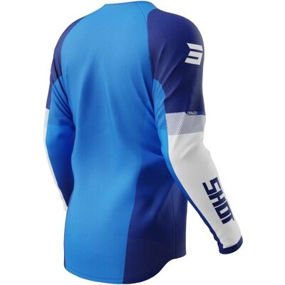 Camiseta de Cross Shot Race Gear - Draw Instinct Azul Camiseta de Cross Shot Race Gear - Draw Instinct Azul