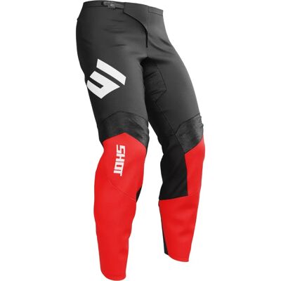 Shot Draw Instinct Rote Motocross-Hose - Schutzkleidung Shot Draw Instinct Rote Motocross-Hose - Schutzkleidung