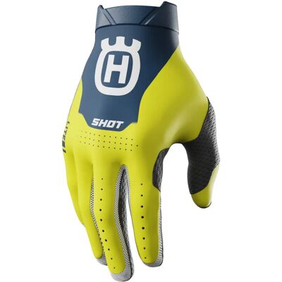 Shot Lite Husqvarna Blaue Crosshandschuhe - Cross Gloves Shot Lite Husqvarna Blaue Crosshandschuhe - Cross Gloves
