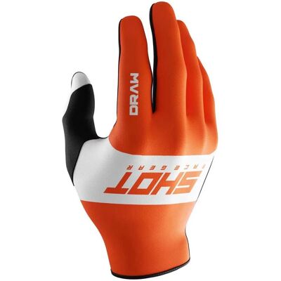 Guantes de Cross Shot Draw Sky Naranjas - Guantes de Cross Guantes de Cross Shot Draw Sky Naranjas - Guantes de Cross