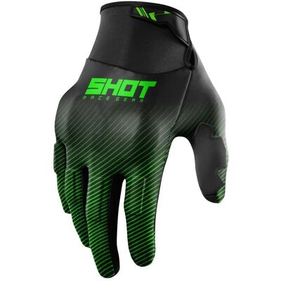 Guanti Shot Drift Rim Verdi per Moto - Guanti Moto Guanti Shot Drift Rim Verdi per Moto - Guanti Moto