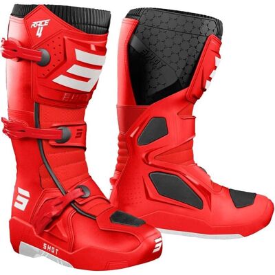 Botas de Cross Shot Race 4 - Equipo de protección para motocross Botas de Cross Shot Race 4 - Equipo de protección para motocross