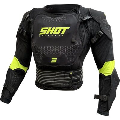 Shot Optimal 2.0 Neon Gelb / Schwarz Schutzjacke - Protection Jacket Shot Optimal 2.0 Neon Gelb / Schwarz Schutzjacke - Protection Jacket