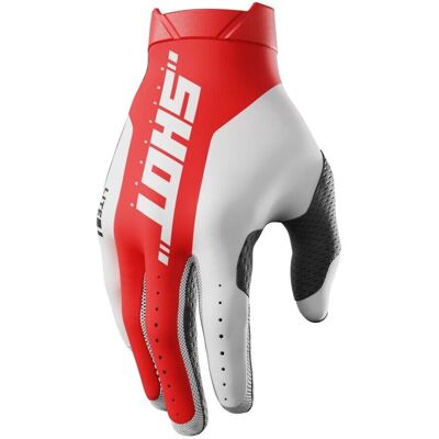Shot Lite Pro Rote Motorrad Handschuhe - Motorrad Handschuhe Shot Lite Pro Rote Motorrad Handschuhe - Motorrad Handschuhe