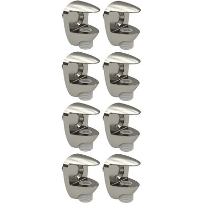 CYCLINGCOLORS 8x plankensteunen 5mm staal glas 8-10mm CYCLINGCOLORS 8x plankensteunen 5mm staal glas 8-10mm