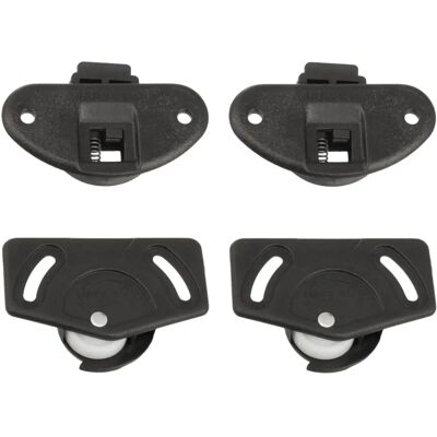 CYCLINGCOLORS - 2x Ruote Rulli - Zwart CYCLINGCOLORS - 2x Ruote Rulli - Zwart
