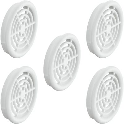 CYCLINGCOLORS - 5x Ventilatieroosters Wit - Ventilatie rooster CYCLINGCOLORS - 5x Ventilatieroosters Wit - Ventilatie rooster