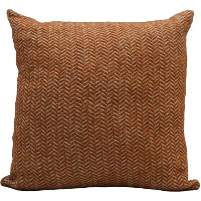 Housse de coussin en laine à motif de chevrons - Maison - Publicité Housse de coussin en laine à motif de chevrons - Maison - Publicité