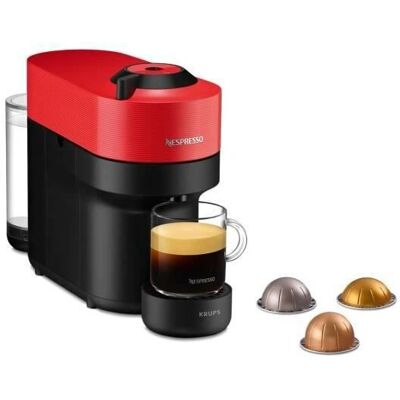 Krups Yy4888Fd - Noir, Rouge - Machine à café capsules - Publicité Krups Yy4888Fd - Noir, Rouge - Machine à café capsules - Publicité