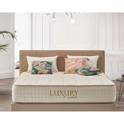 Naturalex - Colchón de resortes ensacados de lujo 140x200cm - 30cm de grosor - Visco Termorregulador - Tejido Premium - Confort - Alta Calidad - Transpirable - Colchón Naturalex - Colchón de resortes ensacados de lujo 140x200cm - 30cm de grosor - Visco Termorregulador - Tejido Premium - Confort - Alta Calidad - Transpirable - Colchón
