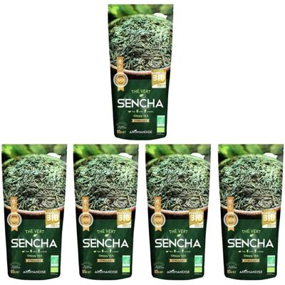 Aromandise Organiczna Japońska Sencha Zielona Herbata Aromandise Organiczna Japońska Sencha Zielona Herbata
