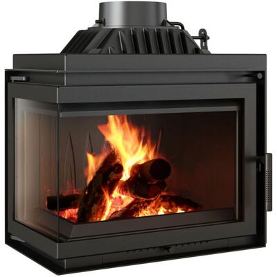 Azura Home Design MS 8 BS - Inserto para chimenea - Diseño moderno de esquina Azura Home Design MS 8 BS - Inserto para chimenea - Diseño moderno de esquina
