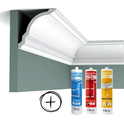 Orac - CX106 - 8m lineales - adhesivos incluidos - Cornisa Orac - CX106 - 8m lineales - adhesivos incluidos - Cornisa