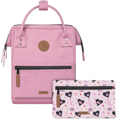 Cabaia Rose Mini Sac à Dos Végétalien - Sac à Dos - Publicité Cabaia Rose Mini Sac à Dos Végétalien - Sac à Dos - Publicité