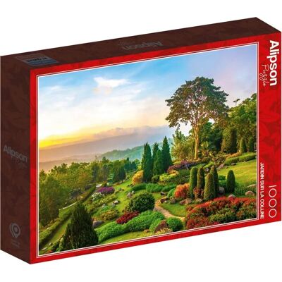 Puzzle Alipson 1000 Pièces - Jardin sur la Colline - Publicité Puzzle Alipson 1000 Pièces - Jardin sur la Colline - Publicité
