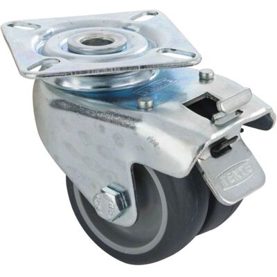 Provence Outillage - Roulette double 5cm - Caster with brake Provence Outillage - Roulette double 5cm - Caster with brake