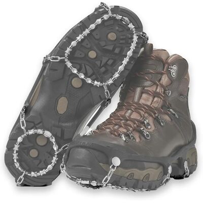 Yaktrax Diamond Grip - Stahl - Medium - Eisgleitschutz Yaktrax Diamond Grip - Stahl - Medium - Eisgleitschutz