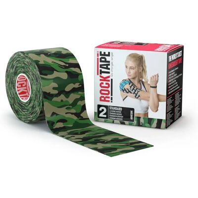 Rocktape Forte Nastro Kinesiologico Adesivo Extra Appiccicoso - Supporto Muscolare Rocktape Forte Nastro Kinesiologico Adesivo Extra Appiccicoso - Supporto Muscolare