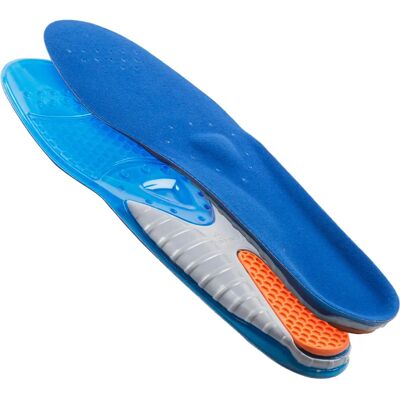 Semelles Comfort Gel Spenco - Bleu EU 44-46 - Publicité Semelles Comfort Gel Spenco - Bleu EU 44-46 - Publicité