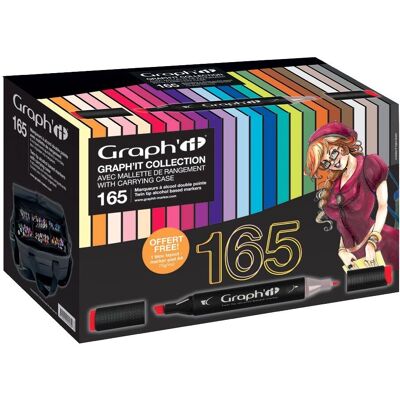Marcatori Graph'It – Collezione Completa, Punta Doppia, Carta A4 Marcatori Graph'It – Collezione Completa, Punta Doppia, Carta A4