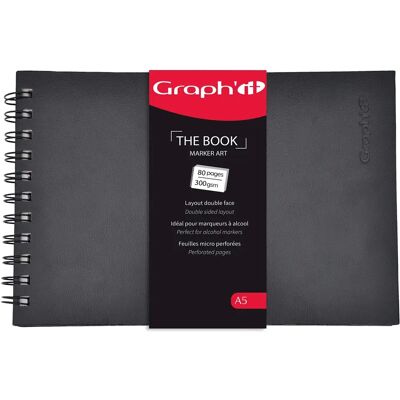 GRAPH'IT Artbook doble cara A5 - 80 páginas - Bloc de dibujo - OZ-GI00285 GRAPH'IT Artbook doble cara A5 - 80 páginas - Bloc de dibujo - OZ-GI00285