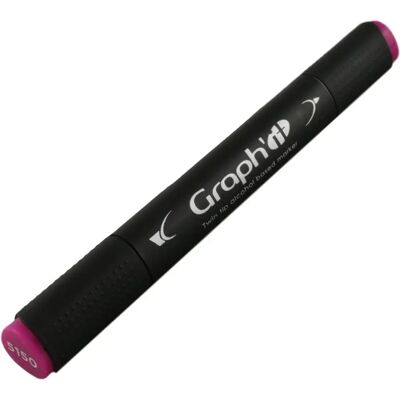 Marker z podwójną końcówką Graph'It - Hot Pink Fuchsia - Marker Marker z podwójną końcówką Graph'It - Hot Pink Fuchsia - Marker