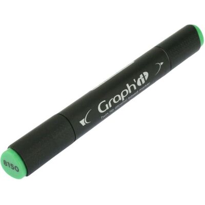 Marker Dwukierunkowy Graph'It - Chlorofil Zielony - Podwójna Końcówka Marker Dwukierunkowy Graph'It - Chlorofil Zielony - Podwójna Końcówka