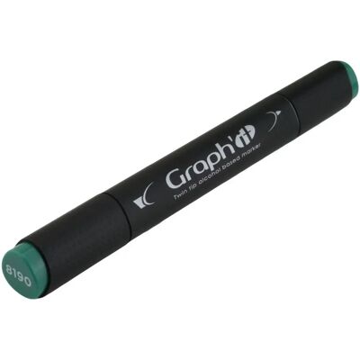 Marker dwuzłączowy Graph'It - Zielony - Narzędzie do rysowania Marker dwuzłączowy Graph'It - Zielony - Narzędzie do rysowania