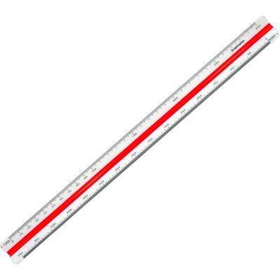 Kutch - Règle de réduction triangulaire - 30 cm - GRAPHOPLEX - Dessin technique - Publicité Kutch - Règle de réduction triangulaire - 30 cm - GRAPHOPLEX - Dessin technique - Publicité