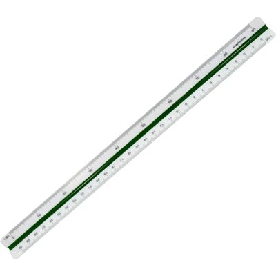 GRAPHOPLEX Kutch Háromszög alakú térképméretarány-rajzoló vonalzó - 30cm - Technikai rajz GRAPHOPLEX Kutch Háromszög alakú térképméretarány-rajzoló vonalzó - 30cm - Technikai rajz