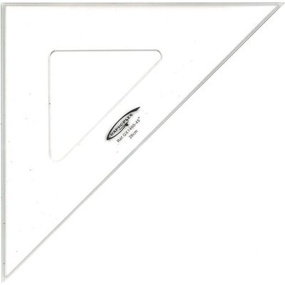 Graphoplex 26cm Équerre Résistante aux Taches - Outil de Dessin Technique - Publicité Graphoplex 26cm Équerre Résistante aux Taches - Outil de Dessin Technique - Publicité