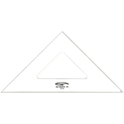 GRAPHOPLEX 45° Szögletes 3 Szélű 32cm - Műszaki Rajz Eszköz GRAPHOPLEX 45° Szögletes 3 Szélű 32cm - Műszaki Rajz Eszköz