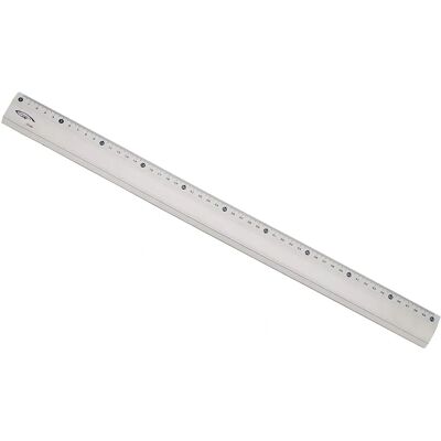 GRAPHOPLEX OZ-GX1950 - Regla de aluminio antideslizante de 50 cm - Ruler GRAPHOPLEX OZ-GX1950 - Regla de aluminio antideslizante de 50 cm - Ruler