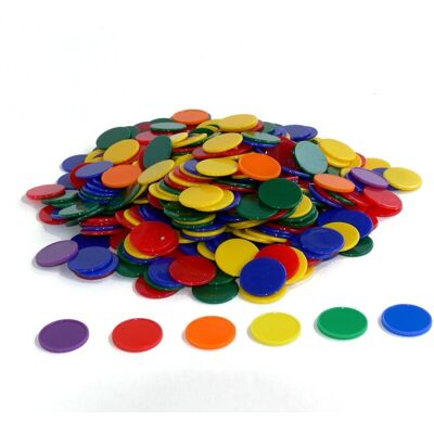 OZ International SC41647 jouet d'adresse/activité - Jetons en plastique - 500 pièces - Publicité OZ International SC41647 jouet d'adresse/activité - Jetons en plastique - 500 pièces - Publicité