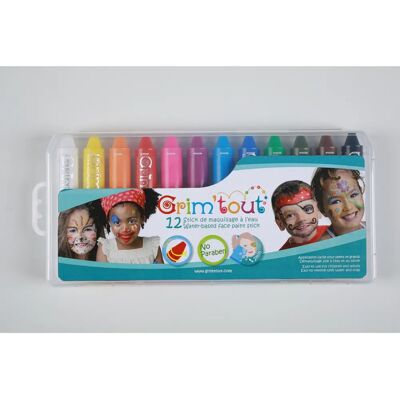 OZ International GT41883 Crayons de Maquillage à l'Eau - 12 Couleurs - Publicité OZ International GT41883 Crayons de Maquillage à l'Eau - 12 Couleurs - Publicité