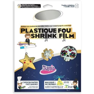 Oz International Fogli di Plastica per Artigianato Argento - 7 Fogli Oz International Fogli di Plastica per Artigianato Argento - 7 Fogli