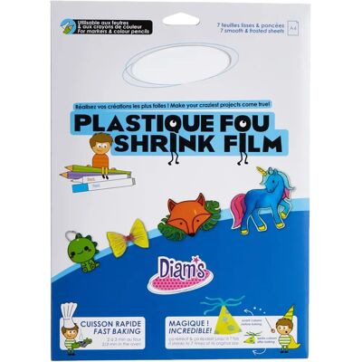 Set med 7 vita plastark - Hobboplast Set med 7 vita plastark - Hobboplast